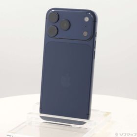 (中古)Apple iPhone17 Pro Max 1TB ディープブルー MFYH4J/A SIMフリー(258-ud)