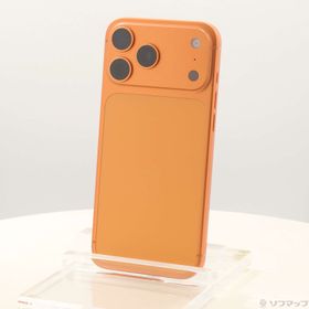 (中古)Apple iPhone17 Pro Max 1TB コズミックオレンジ MFYG4J/A SIMフリー(258-ud)