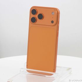 (中古)Apple iPhone17 Pro Max 256GB コズミックオレンジ MFY94J/A SIMフリー(305-ud)