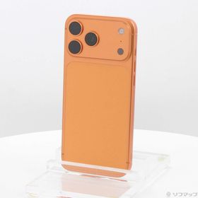 (中古)Apple iPhone17 Pro Max 256GB コズミックオレンジ MFY94J/A SIMフリー(198-ud)