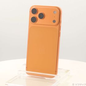 (中古)Apple iPhone17 Pro Max 256GB コズミックオレンジ MFY94J/A SIMフリー(262-ud)