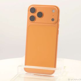 (中古)Apple iPhone17 Pro Max 256GB コズミックオレンジ MFY94J/A SIMフリー(258-ud)