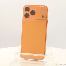 (中古)Apple iPhone17 Pro Max 256GB コズミックオレンジ MFY94J/A SIMフリー(258-ud)