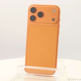 (中古)Apple iPhone17 Pro Max 256GB コズミックオレンジ MFY94J/A SIMフリー(258-ud)