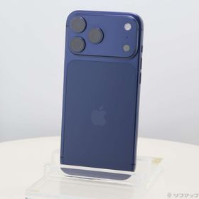 (中古)Apple iPhone17 Pro Max 256GB ディープブルー MFYA4J/A SIMフリー(258-ud)