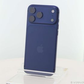(中古)Apple iPhone17 Pro Max 512GB ディープブルー MFYE4J/A SIMフリー(258-ud)