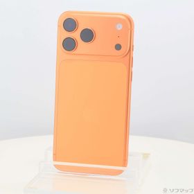 (中古)Apple iPhone17 Pro Max 256GB コズミックオレンジ MFY94J/A SIMフリー(352-ud)
