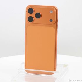 (中古)Apple iPhone17 Pro Max 512GB コズミックオレンジ MFYD4J/A SIMフリー(258-ud)
