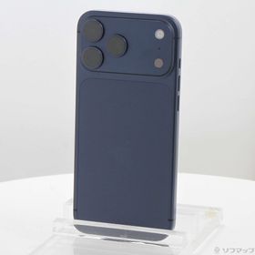 (中古)Apple iPhone17 Pro Max 256GB ディープブルー MFYA4J/A SIMフリー(258-ud)
