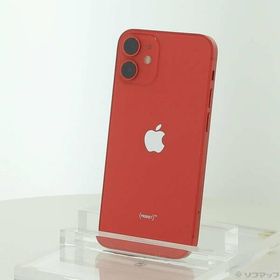 〔中古〕Apple(アップル) iPhone12 mini 64GB プロダクトレッド MGAE3J／A SIMフリー〔368-ud〕