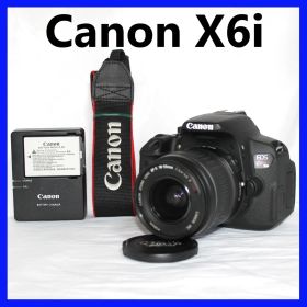 Canon EOS Kiss X6i EF-S 18-55mm USM カメラ デジカメ レンズ セット 一眼レフ 動作確認済み