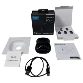 Soundcore Liberty 4 Pro ワイヤレスイヤホン 本体 黒