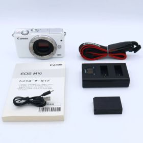 Canon キヤノン ミラーレス一眼カメラ EOS M10 ボディ(ホワイト) EOSM10WH-BODY #260812_241040000494