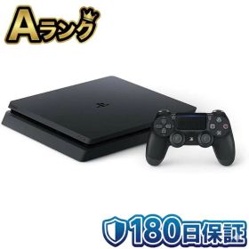 【中古】 整備済み品 SONY PlayStation 4 ジェット・ブラック 500GB CUH-2200AB01 本体 PS4 プレステ4 プレイステーション4 スリム 薄型 高品質 厳格検品クリア 徹底除菌清掃済 ゲーム機 送料無料 翌日配送 ぷれすて4 中古 180日保証
