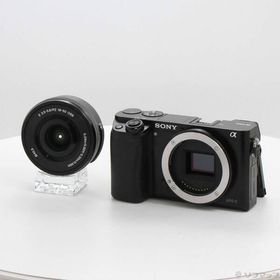 〔中古〕SONY(ソニー) α6000 パワーズームレンズキット ブラック ILCE-6000L〔371-ud〕