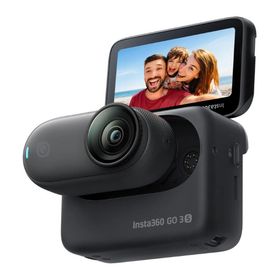 【ハンディファンプレゼント】 Insta360 GO3S 本体 ブラック 64GB 4K ハンズフリー 360度アクションカメラ