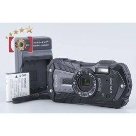 【中古】RICOH リコー PENTAX ペンタックス WG-60 ブラック 防水アクションカメラ シャッター回数僅少