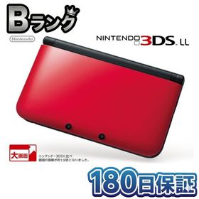 【整備済み品】 Nintendo ニンテンドー3DS LL レッドXブラック 任天堂 本体 3DSLL バッテリー交換済 180日保証