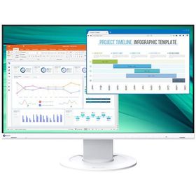 EIZO 60.5cm(23.8)型カラー液晶モニター FlexScan EV2460 ホワイト EV2460-WT 代引不可