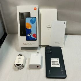 【国内版SIMフリー】Xiomi Redmi Note 11 2201117TL Graphite Gray【中古】
