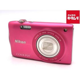 【中古】 【良品】 ニコン COOLPIX S3300 ストロベリーピンク