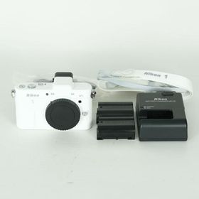 [良品 | シャッター数5,994回｜バッテリー2個付] Nikon Nikon1 V1 ボディ ホワイト