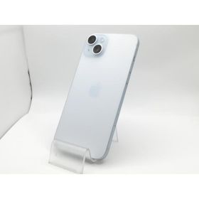 【中古】Apple 国内版 【SIMフリー】 iPhone 15 Plus 128GB ブルー MU0D3J/A【京都】保証期間１ヶ月【ランクB】
