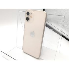 【中古】Apple docomo 【SIMロック解除済み】 iPhone 12 mini 64GB ホワイト MGA63J/A【錦糸町北口】保証期間１ヶ月【ランクB】