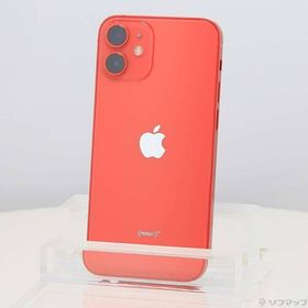 〔中古〕Apple(アップル) iPhone12 mini 64GB プロダクトレッド MGAE3J／A SIMフリー〔352-ud〕