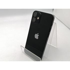 【中古】Apple 国内版 【SIMフリー】 iPhone 12 mini 128GB ブラック MGDJ3J/A【ECセンター】保証期間１ヶ月【ランクC】