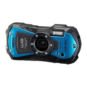 リコー PENTAX防水防塵デジタルカメラ WG-90 ブルー SDカード16GBセット WG-90BLU SD16GB付set 1セット（直送品）