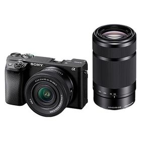 SONY デジタル一眼カメラ α６４００ ダブルズームレンズキット ブラック ILCE-6400X/B（直送品）