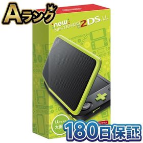 【整備済み品】 Nintendo Newニンテンドー2DS LL ブラック×ライム 3DS LL 2DSLL 本体 携帯ゲーム機 任天堂 180日保証