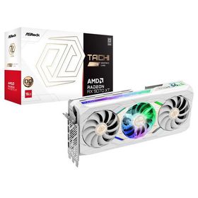 ASRock RX9070XT TCW 16GO ホワイト Radeon RX 9070XT Taichi White 16G OC グラフィックボード