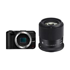 CANON(キヤノン) 【セット ボケを活かした映像表現 単焦点レンズ1本】EOS R50 V ボディ＋シグマ30mm F1.4セット
