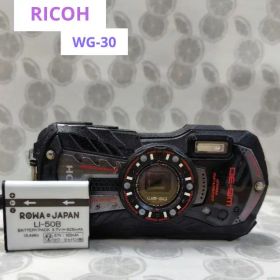 【JA0109】RICOH WG-30 デジカメ 本体