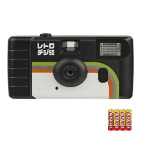 ケンコー Kenko トイカメラ レトロデジ90 KC-RD90CL 単四電池4本セット 32万画素 写真 動画 撮影 機能 microSD カード スロット シティポップ KC-RD90CP 単四電池4本セット32万画素