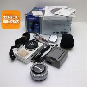 美品 E-PL7 レンズキット ホワイト 即日発送 ミラーレス一眼 OLYMPUS 本体 あすつく 土日祝発送OK