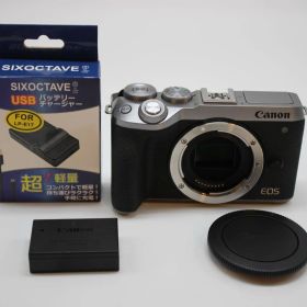 ■極上品■ CANON EOS M6 Mark II ボディー シルバー ＊27407