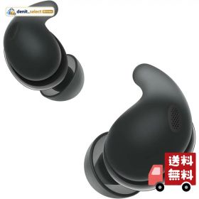 ソニー(SONY) ワイヤレス ノイズキャンセリング イヤホン LinkBuds Fit/WF-LS910N 自然なフィット感 軽量 小型 ノイキャン 外音取込み アクセサリでカスタマイズ可能 WF-LS910N BZ ブラック