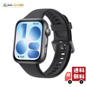 HUAWEI WATCH FIT 5 スマートウォッチ 薄型軽量 1.82インチ大画面 2500nits高輝度 10日間ロングバッテリー ワークアウト GPS内蔵 転倒検知 健康管理 心拍数 睡眠 情緒測定 iOS/アンドロイド対応 ブラック
