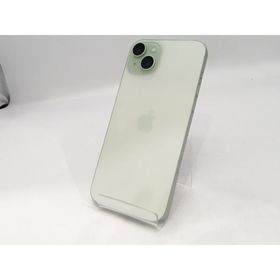 【中古】Apple 国内版 【SIMフリー】 iPhone 15 Plus 128GB グリーン MU0E3J/A【浜松駅前】保証期間１ヶ月【ランクA】