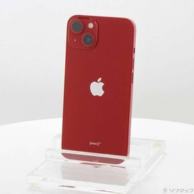 〔中古〕Apple(アップル) iPhone13 128GB プロダクトレッド MLNF3J／A SIMフリー〔371-ud〕