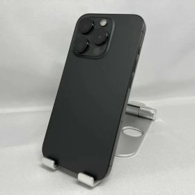 SoftBank 【SIMロックなし】MTUC3J/A iPhone 15 Pro 256GB ブラックチタニウム Softbank