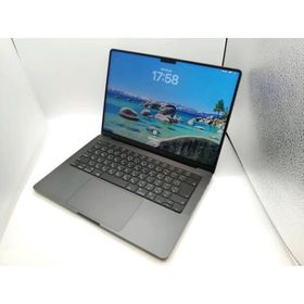 【中古】MacBook Pro 14インチ M3 Pro(CPU:11C/GPU:14C) 18GB/512GB スペースブラック MRX33J/A (14インチ,M3,2023)【スマーク伊勢崎】保証期間１ヶ月