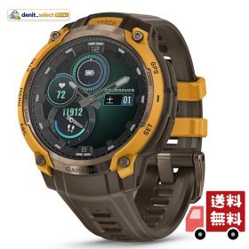 GARMIN(ガーミン)スマートウォッチInstinct Crossover AMOLED Sunburst/Cocoa AMOLED ディスプレイ ロングバッテリー 健康 フィットネス ワークアウト