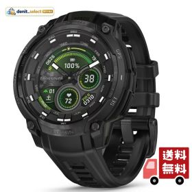 GARMIN(ガーミン)スマートウォッチInstinct Crossover AMOLED Tactical Black AMOLED ディスプレイ ロングバッテリー 健康 フィットネス ワークアウト