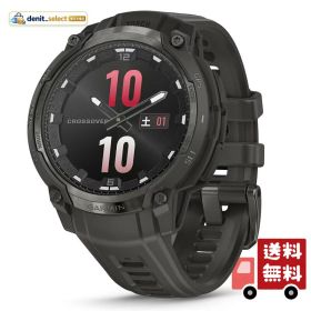 GARMIN(ガーミン)スマートウォッチInstinct Crossover AMOLED Charcoal Grey AMOLED ディスプレイ ロングバッテリー 健康 フィットネス ワークアウト
