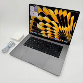 【送料無料】Apple MacBook Pro 16(2021, A2485) M1 Max / RAM 64GB / SSD 2TB / スペースグレー / 充放電回数 : 109 [MC231]