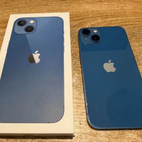 【中古正常品】iPhone13 256GB ブルー SIMフリー MLNM3J/A A512